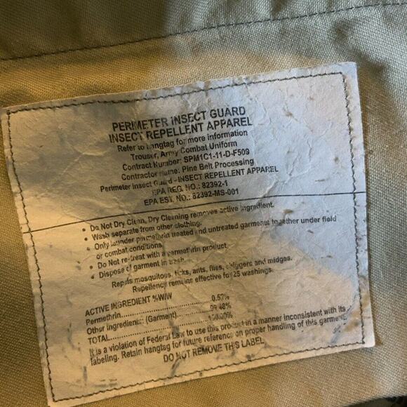 U.S Army Mens Official Combat Uniform Trouser Size Medium Short Camouflage Pants - Picture 9 of 9